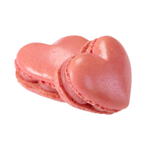 Delight in our heart-shaped macarons, infused with luscious raspberry flavour. Perfect for Valentine's Day and Mother's Day, these elegant treats add sweetness to any special occasion.